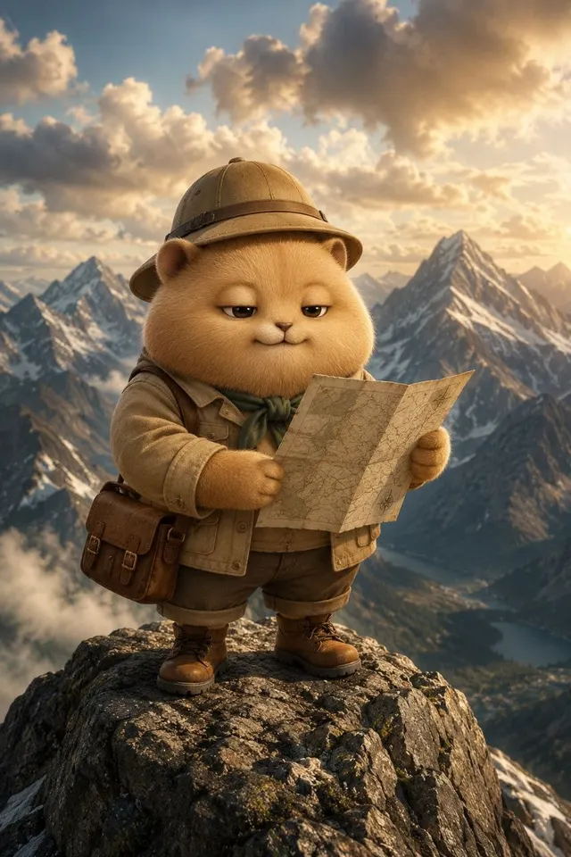 Pika exploring the mountains